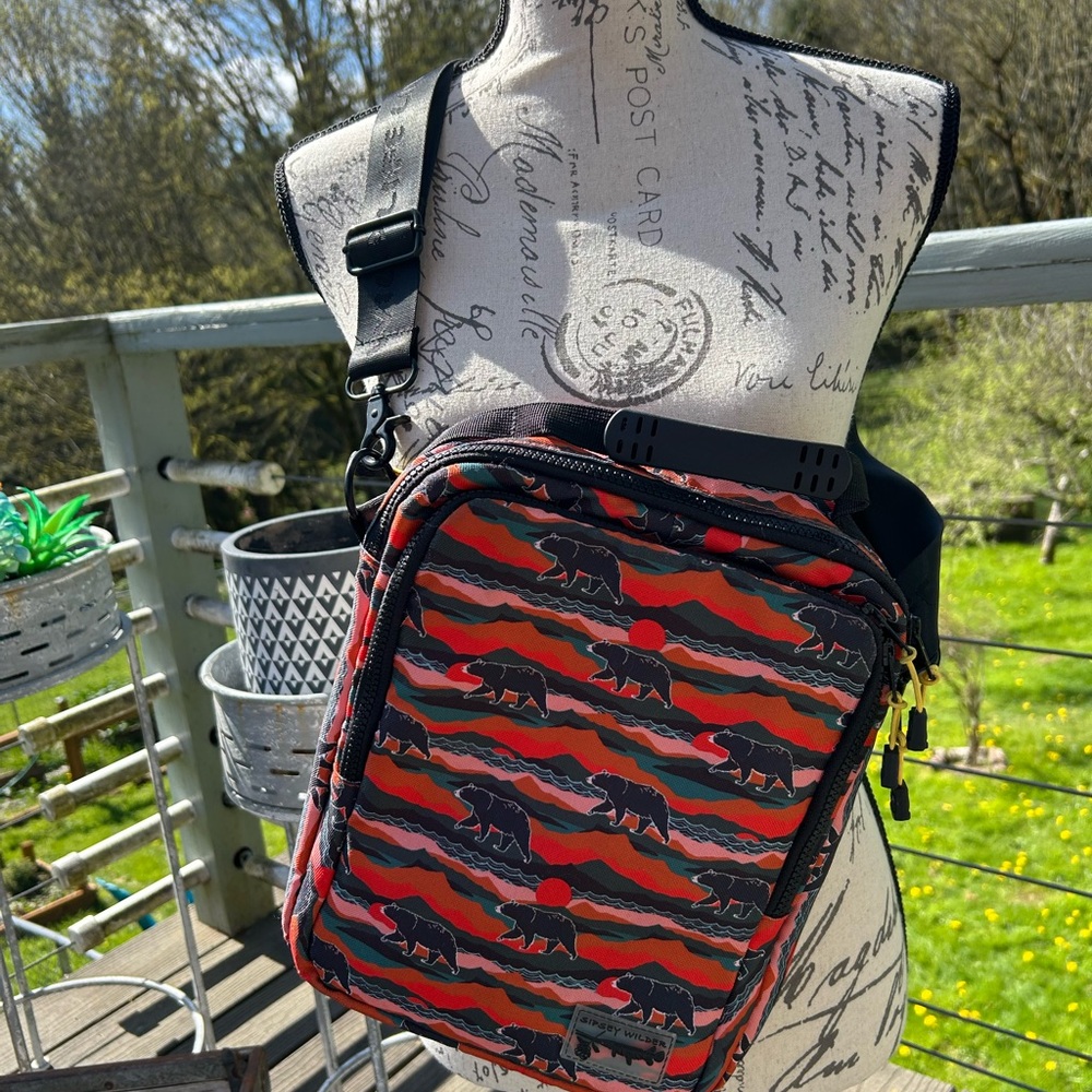 Stylish Black and Red Men's Bag